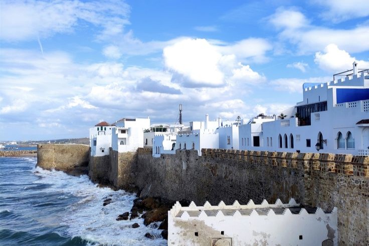 Asilah old town and coastal walls